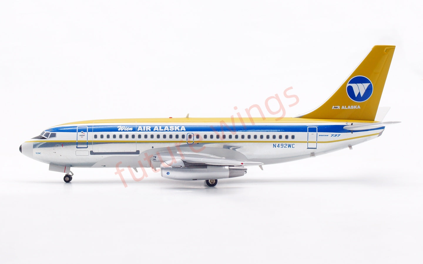 1:200 InFlight200 Air Alaska B737-200 N492WC Diecast Aircraft Model