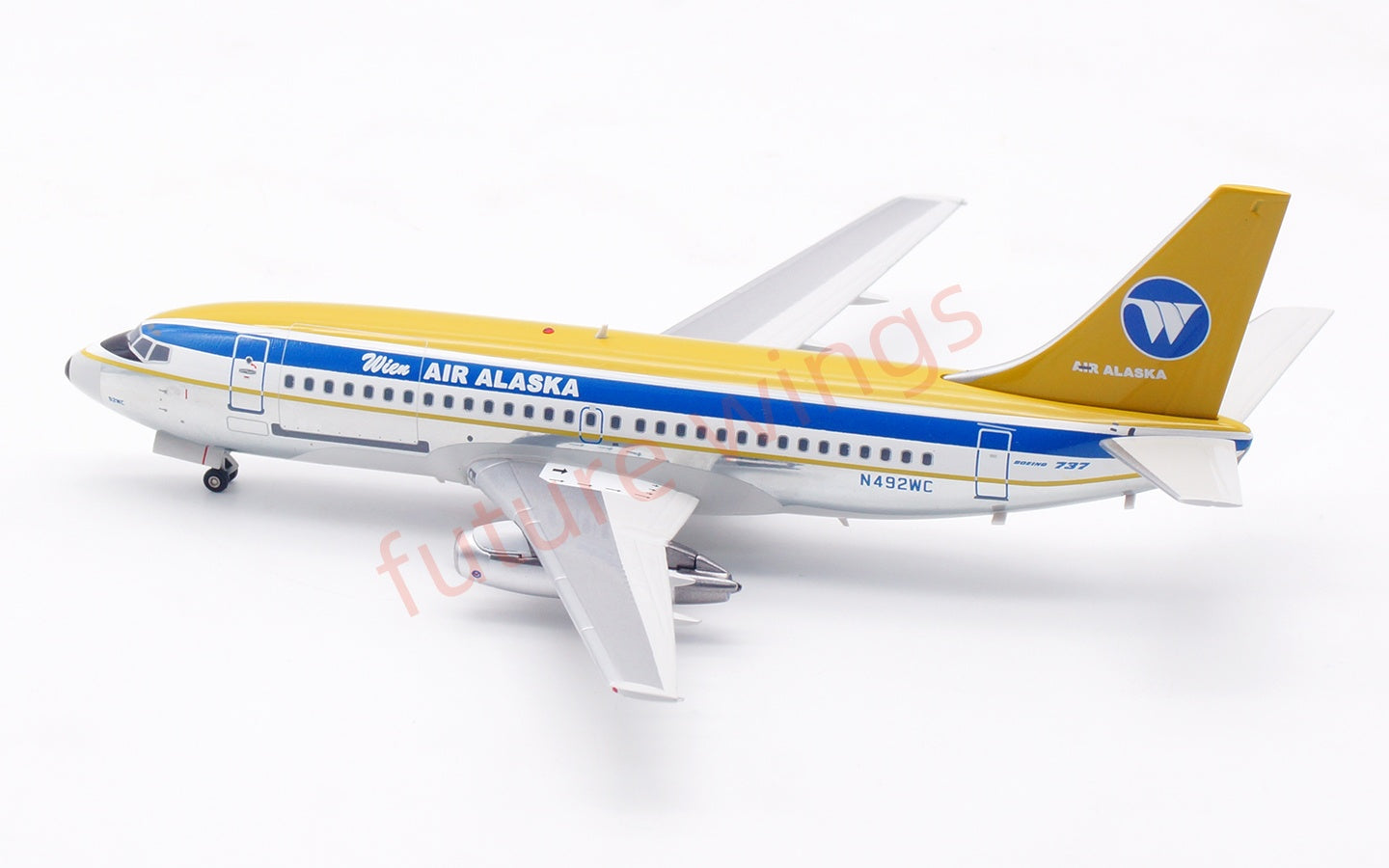 1:200 InFlight200 Air Alaska B737-200 N492WC Diecast Aircraft Model