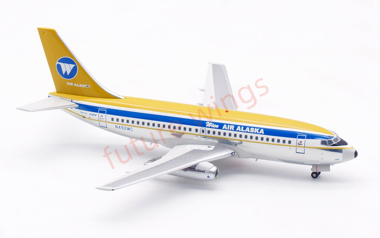 1:200 InFlight200 Air Alaska B737-200 N492WC Diecast Aircraft Model