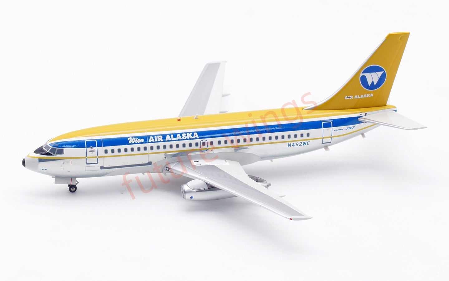 1:200 InFlight200 Air Alaska B737-200 N492WC Diecast Aircraft Model