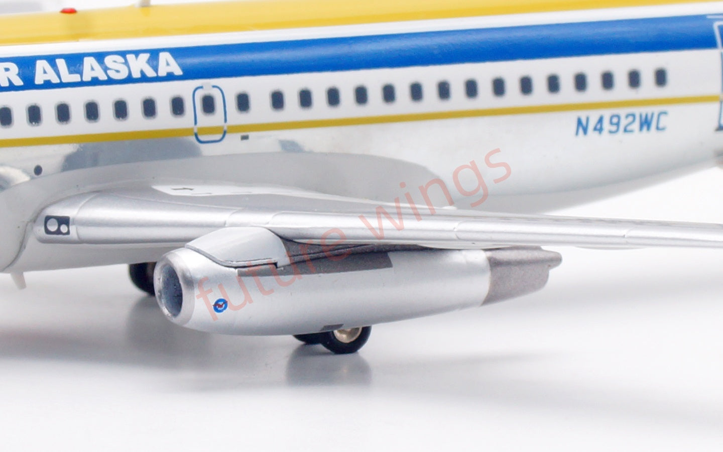 1:200 InFlight200 Air Alaska B737-200 N492WC Diecast Aircraft Model