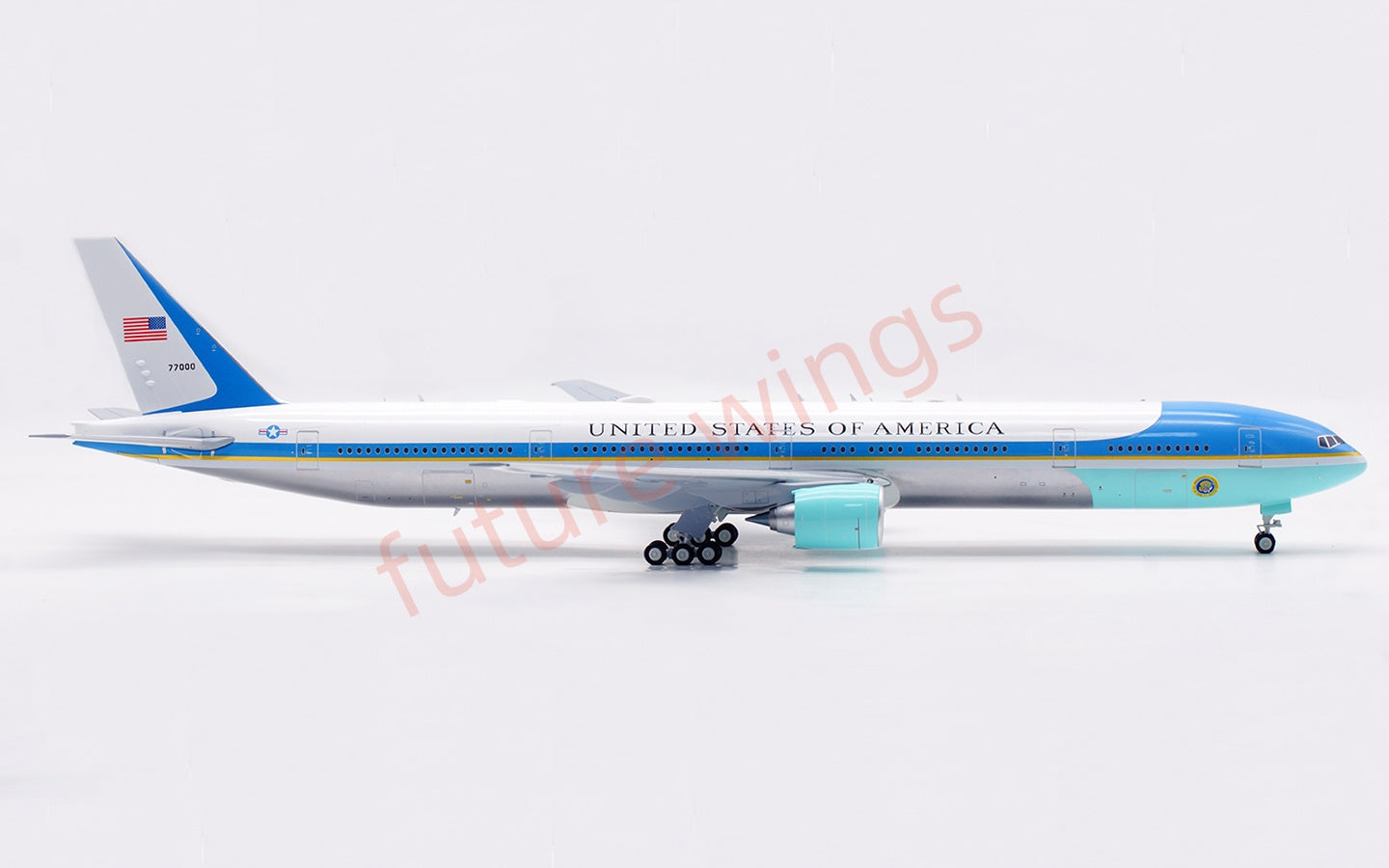 1:200 B-Models USAF B777-300 77000 "Air Force One"Aircraft Model With Stand