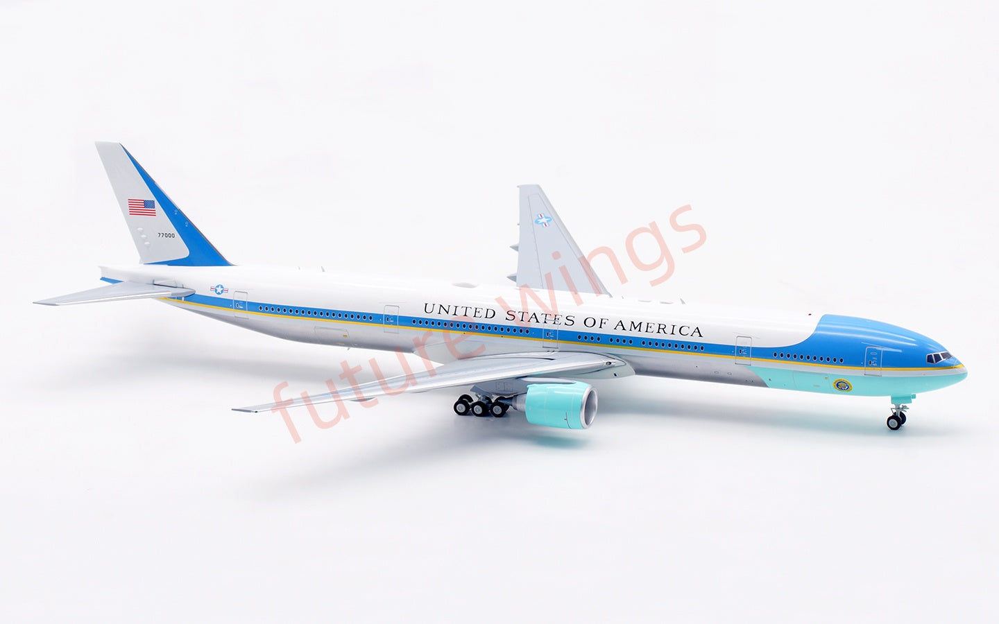 1:200 B-Models USAF B777-300 77000 "Air Force One"Aircraft Model With Stand