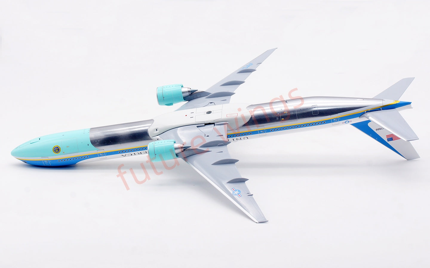 1:200 B-Models USAF B777-300 77000 "Air Force One"Aircraft Model With Stand