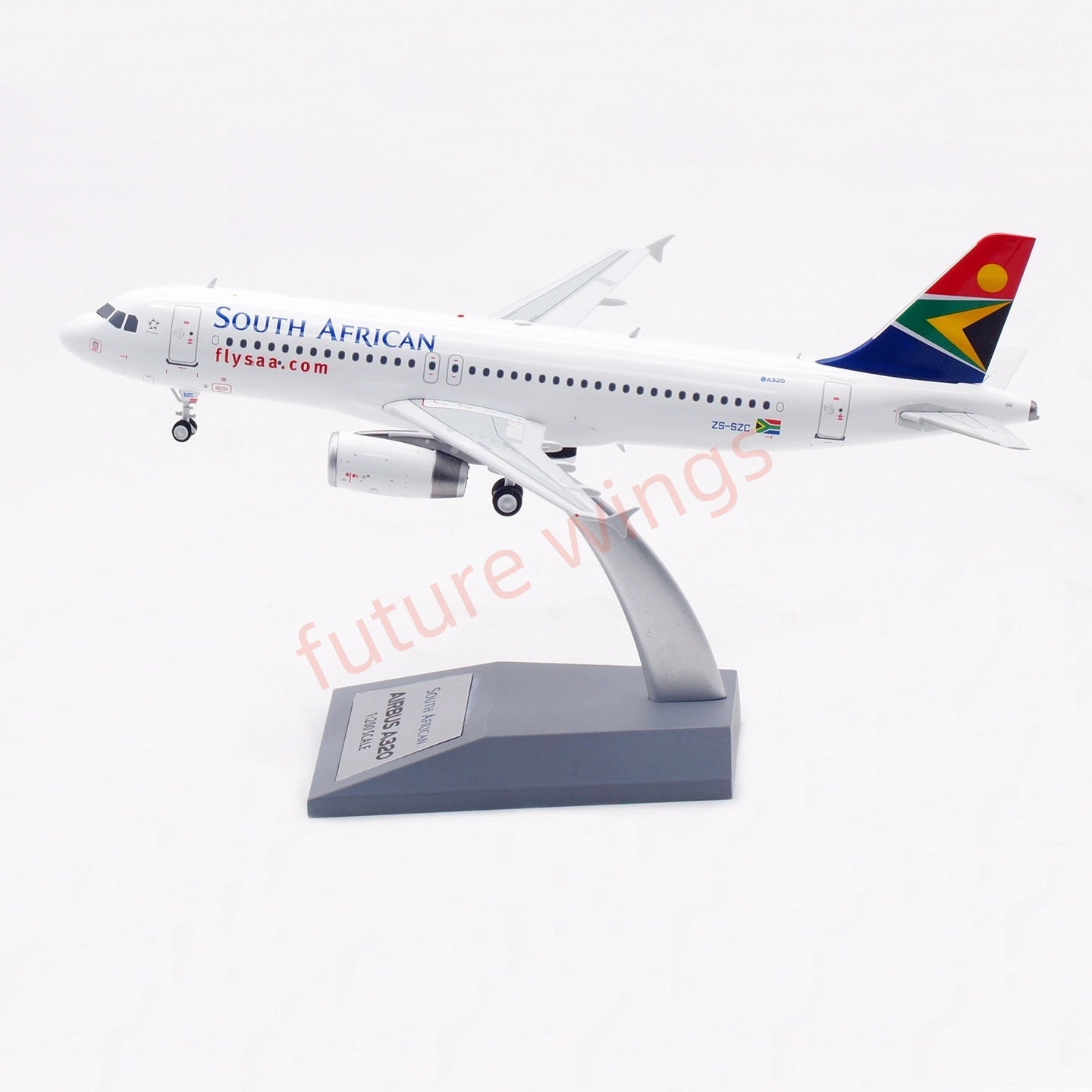 1:200 InFlight200 South African Airways A320 ZS-SZC Diecast Aircraft Model