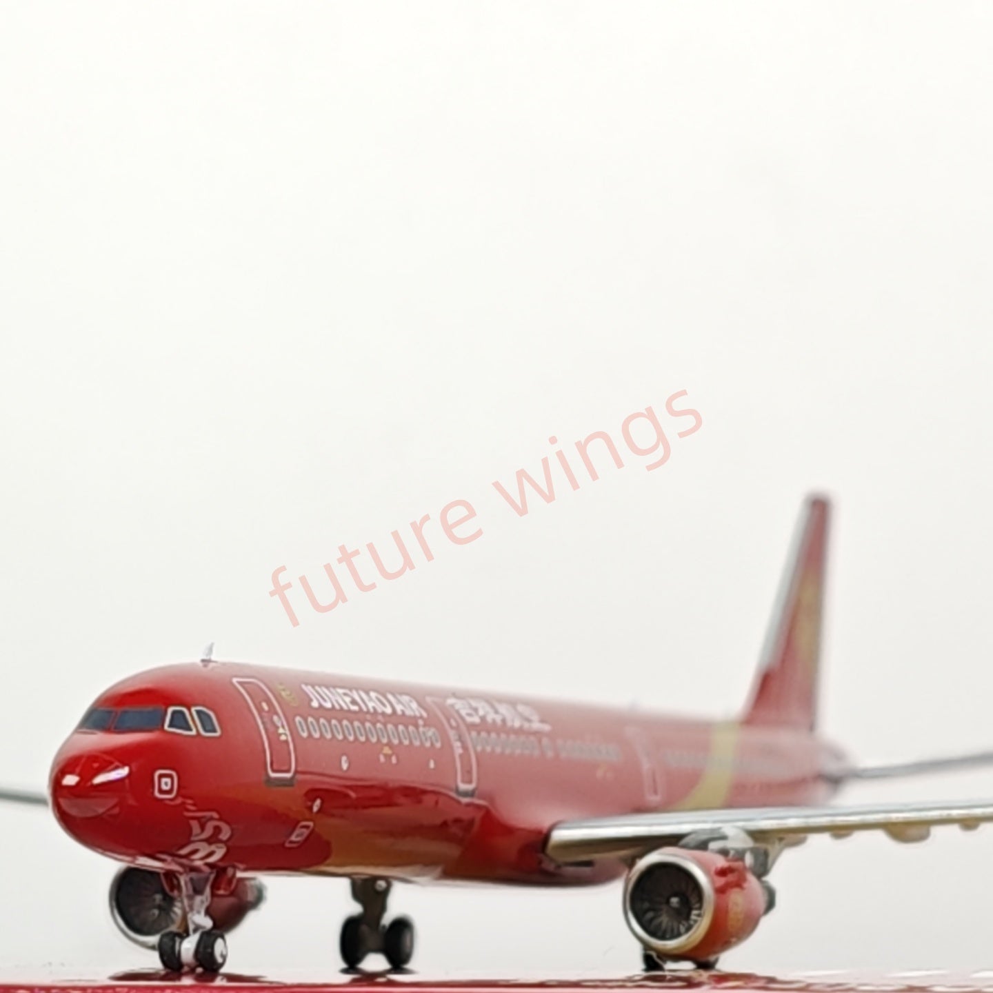1:400 HYJL Wings JuneYao Air A321 B-8317 Aircraft Model+Free Tractor