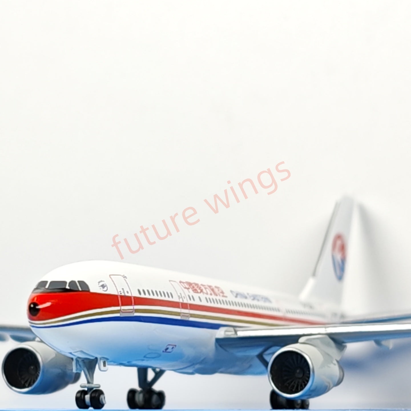 1:400 Jet Model China Eastern Airlines A300-600R B-2318 B-2330 Aircraft Model+Free Tractor