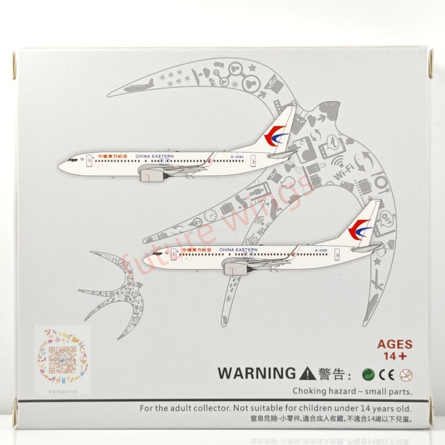 1:400 Jet Model China Eastern Airlines B737-800 B-208U B-208Y Aircraft Model+Free Tractor