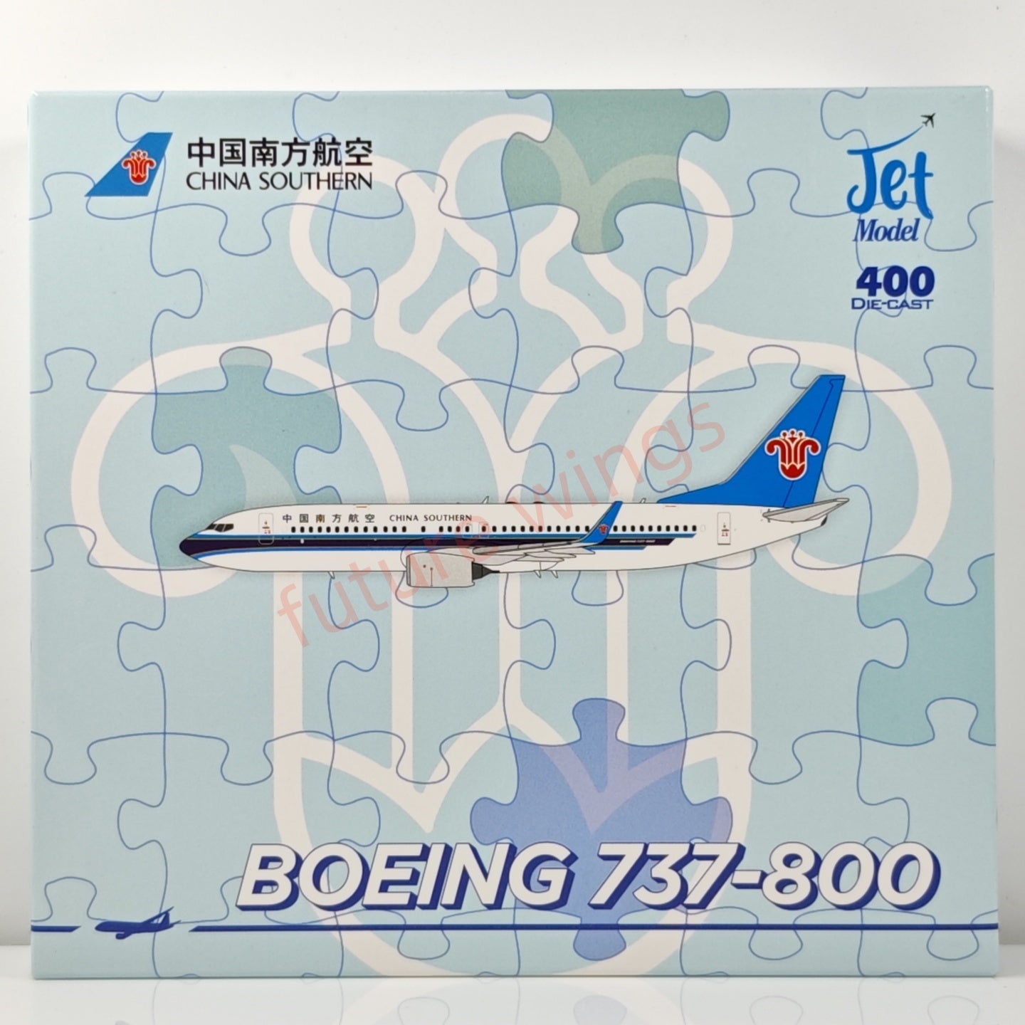 1:400 Jet Model China Southern Airlines B737-800 B-1718 B-1918 B-5678 Aircraft Model+Free Tractor