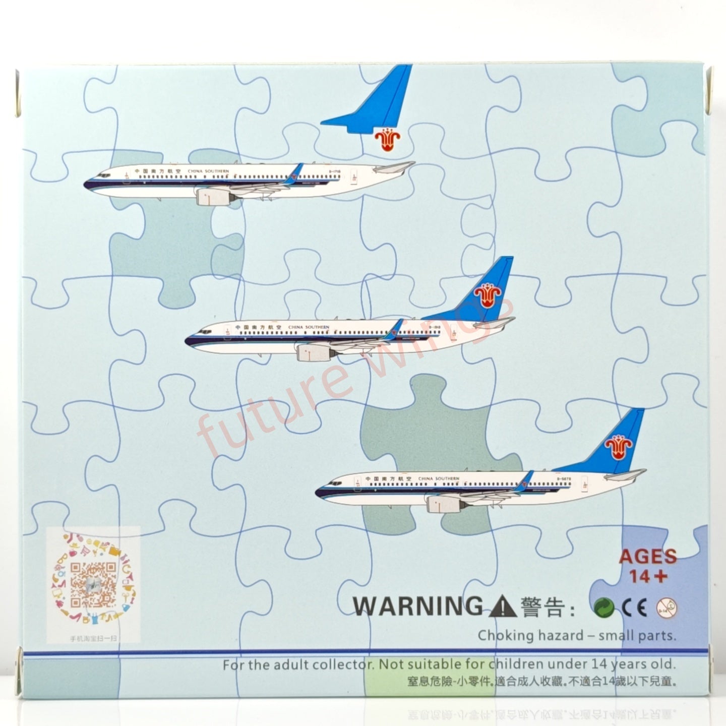 1:400 Jet Model China Southern Airlines B737-800 B-1718 B-1918 B-5678 Aircraft Model+Free Tractor