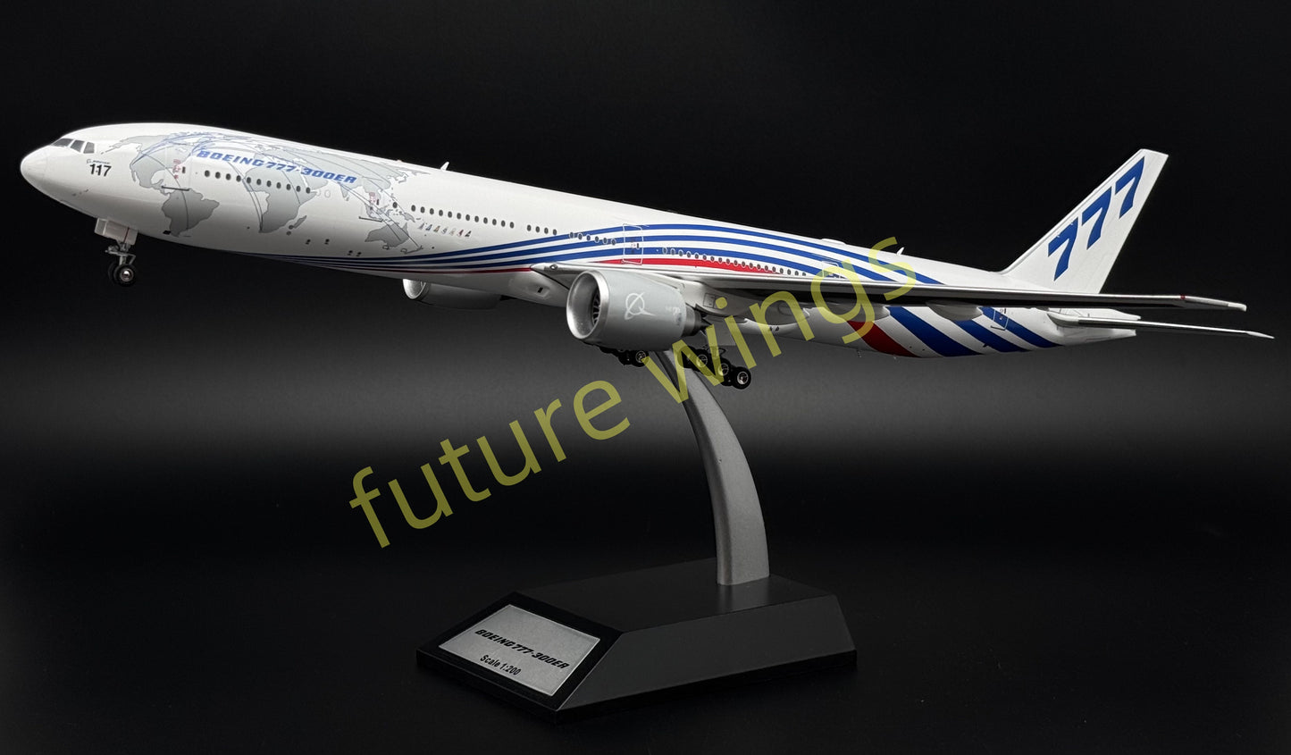 1:200 InFlight200* Boeing House Color B777-300ER N5017V Aircraft Model
