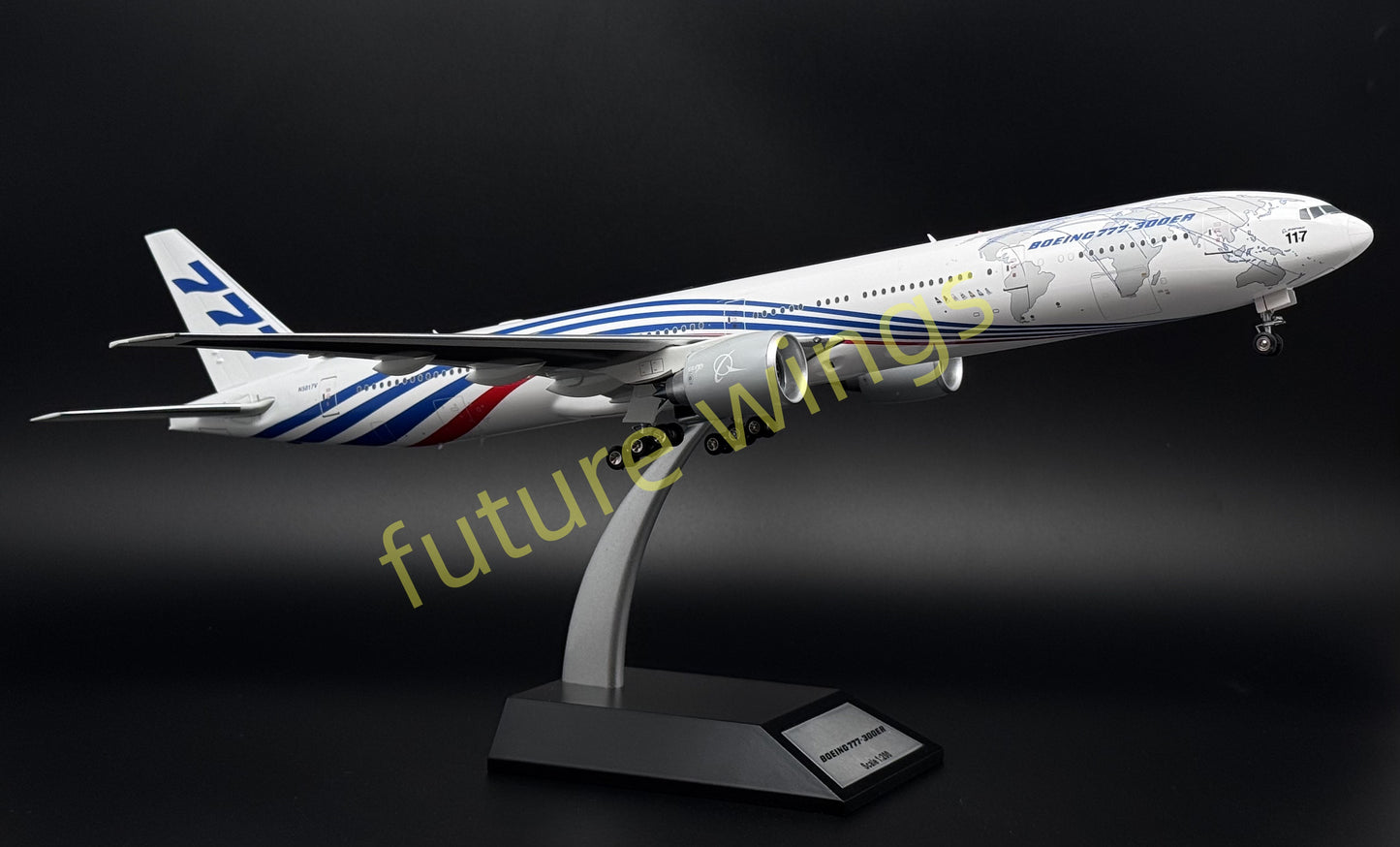 1:200 InFlight200* Boeing House Color B777-300ER N5017V Aircraft Model