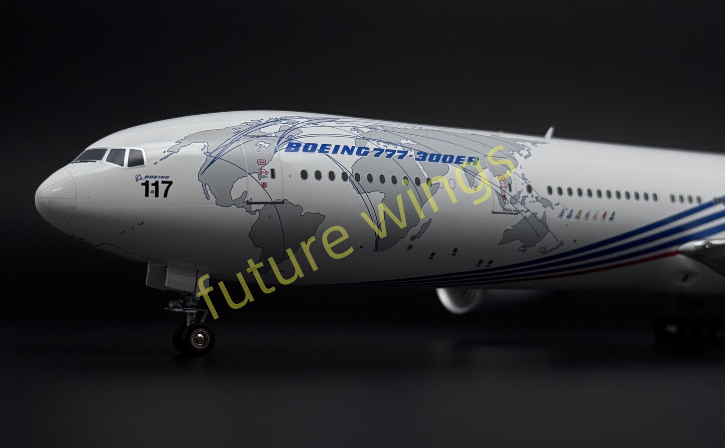 1:200 InFlight200* Boeing House Color B777-300ER N5017V Aircraft Model