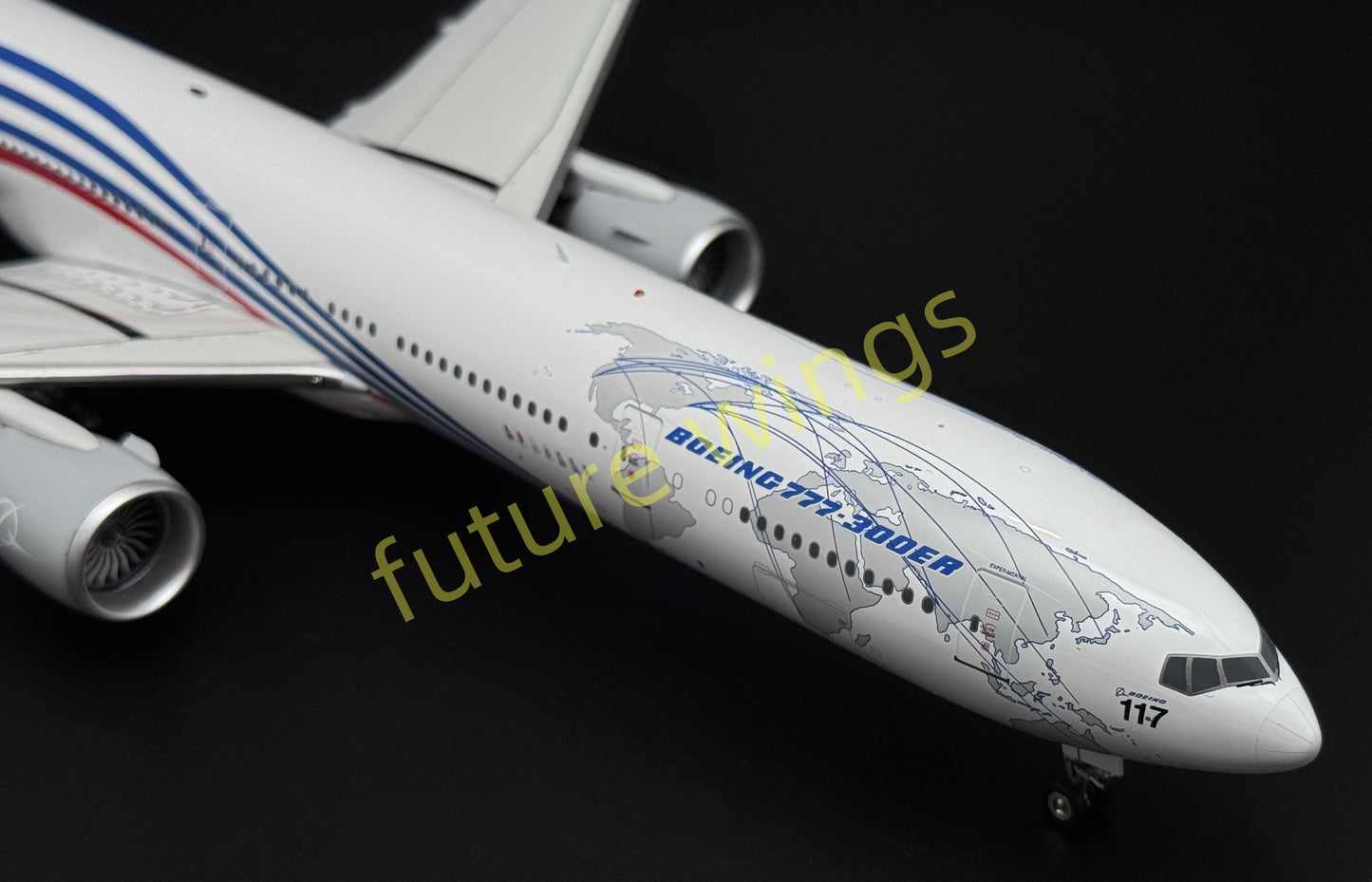 1:200 InFlight200* Boeing House Color B777-300ER N5017V Aircraft Model