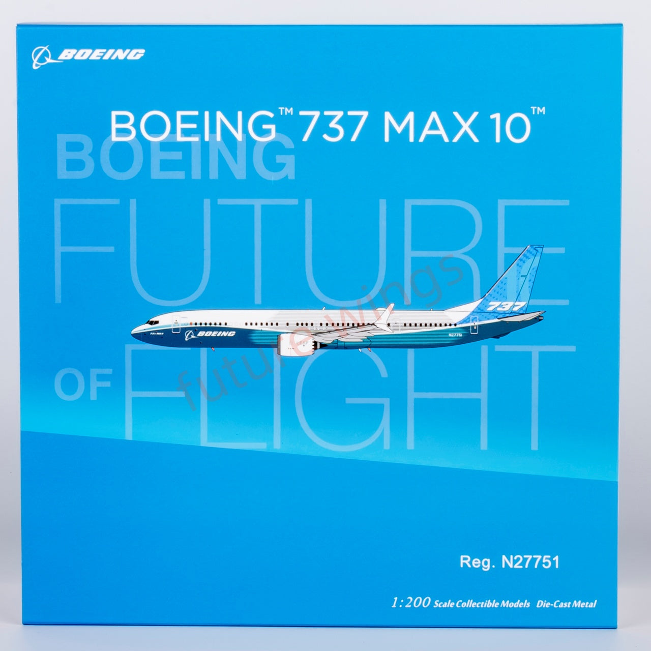 1:200 NG Models NG095005 Boeing House Color B737 MAX10 N27751 Aircraft Model