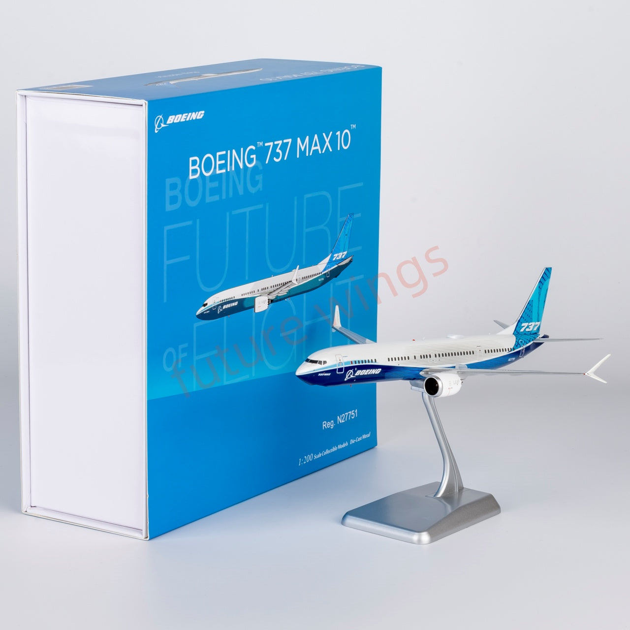 1:200 NG Models NG095005 Boeing House Color B737 MAX10 N27751 Aircraft Model
