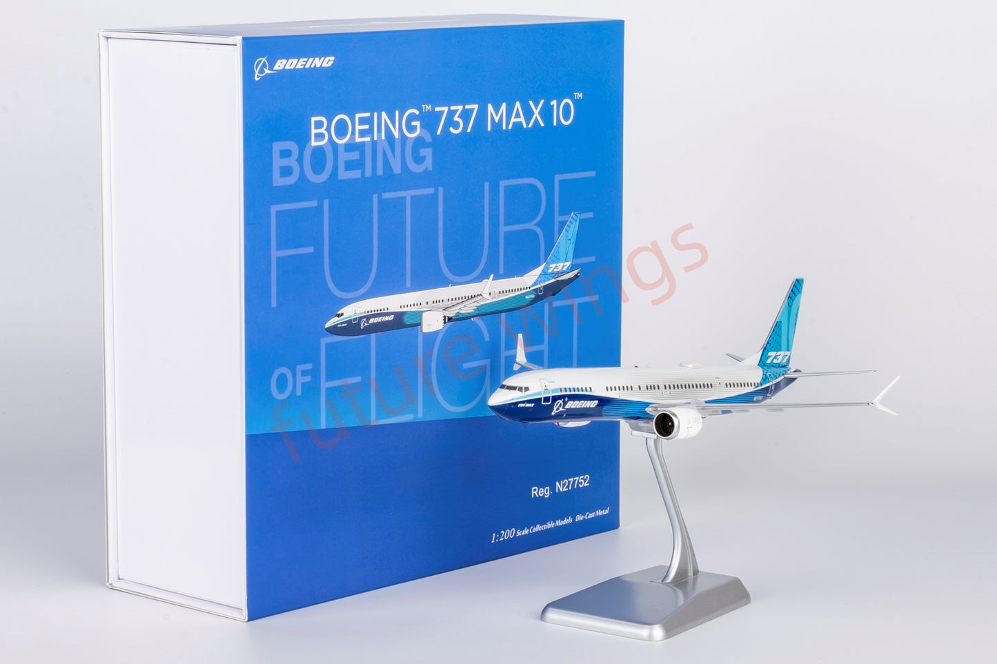 1:200 NG Models NG095006 Boeing House Color B737 MAX10 N27752 Aircraft Model