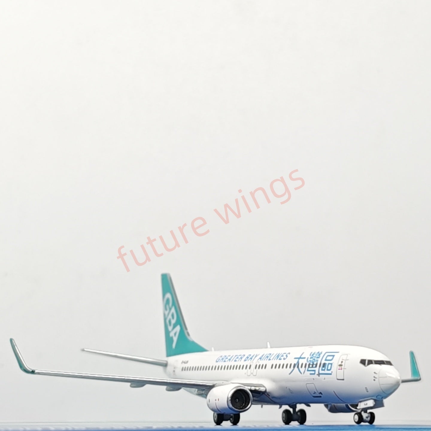 1:400 AeroPolaris Greater Bay Airlines B737-800 B-KJH Aircraft Model+Free Tractor