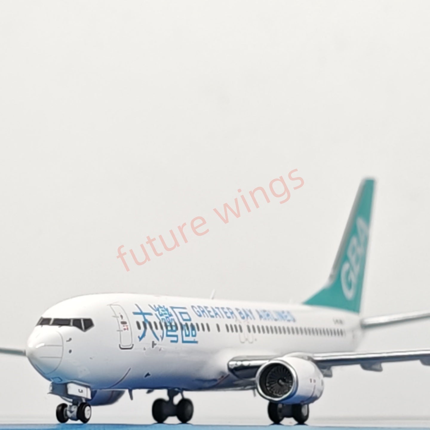 1:400 AeroPolaris Greater Bay Airlines B737-800 B-KJH Aircraft Model+Free Tractor