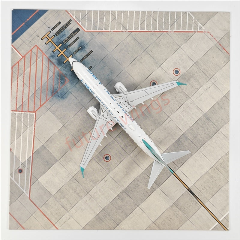 1:400 AeroPolaris Greater Bay Airlines B737-800 B-KJA Aircraft Model+Free Tractor