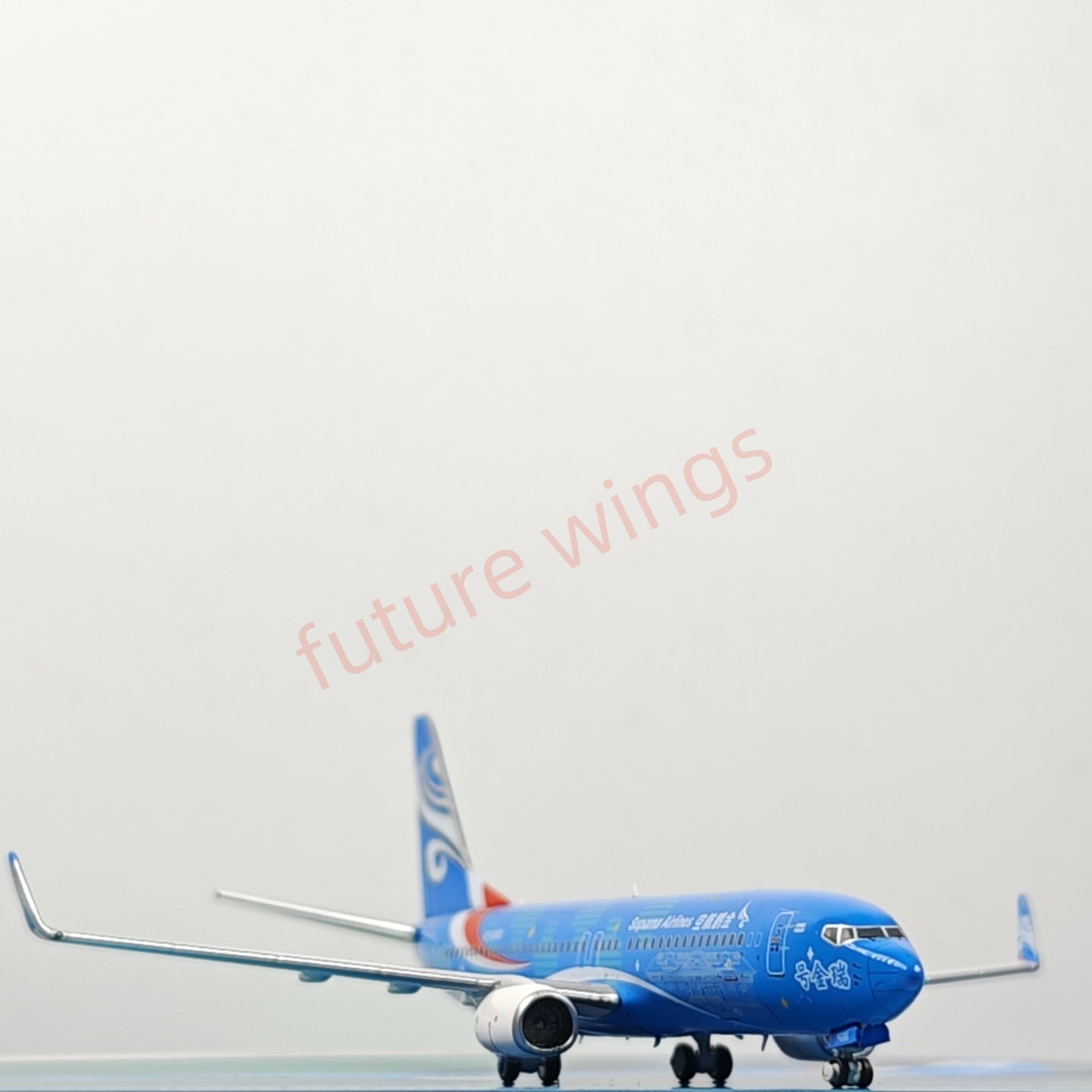 1:400 AeroPolaris Suparna Airlines B737-800 B-5685 Aircraft Model+Free Tractor
