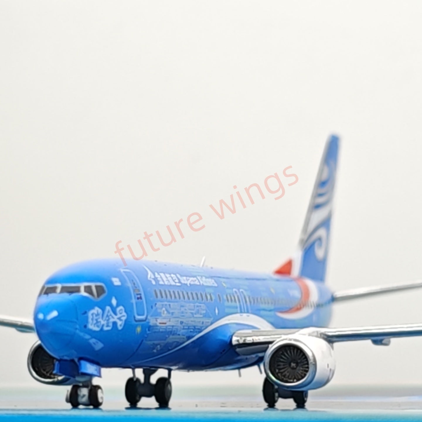 1:400 AeroPolaris Suparna Airlines B737-800 B-5685 Aircraft Model+Free Tractor