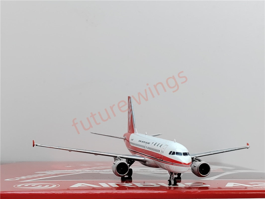 1:400 C model China United Airlines A319 B-4090 B-4091 B-4092 Aircraft Model+Free Tractor
