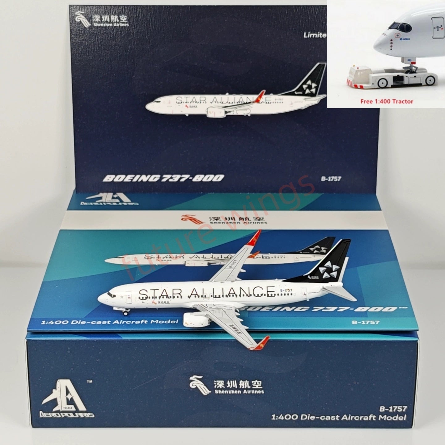 モデルプレーン（B737-800） 1/100 B737-800 ANA Inspiration of JAPAN JA74AN ギアなし