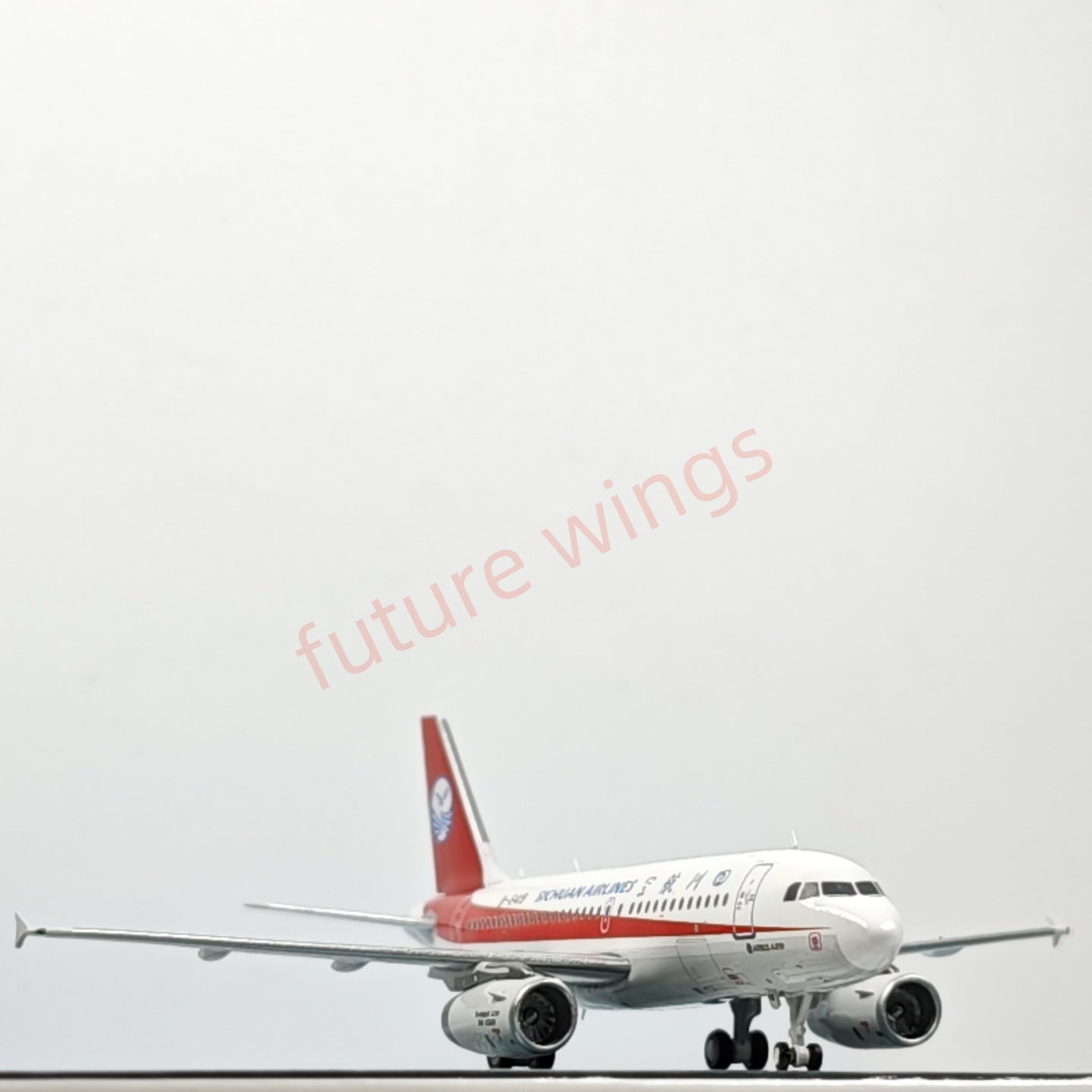 1:400 Geministar SiChuan Airlines A319 B-6419 "China Captain" Aircraft Model+Free Tractor