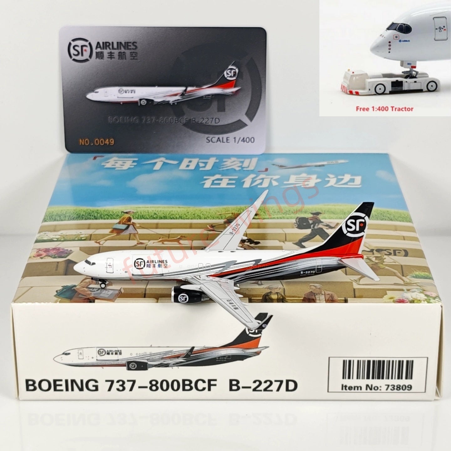1:400 Geministar SF Express Airlines B737-800F B-227D Aircraft