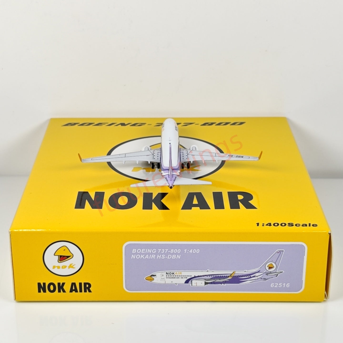 1:400 PandaModel NOK Air B737-800 HS-DBN Aircraft Model+Free Tractor