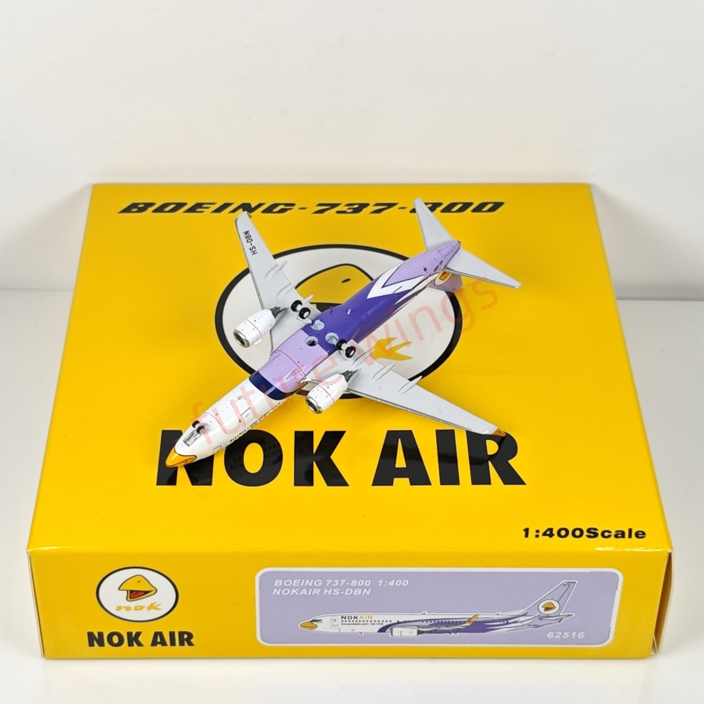 1:400 PandaModel NOK Air B737-800 HS-DBN Aircraft Model+Free Tractor