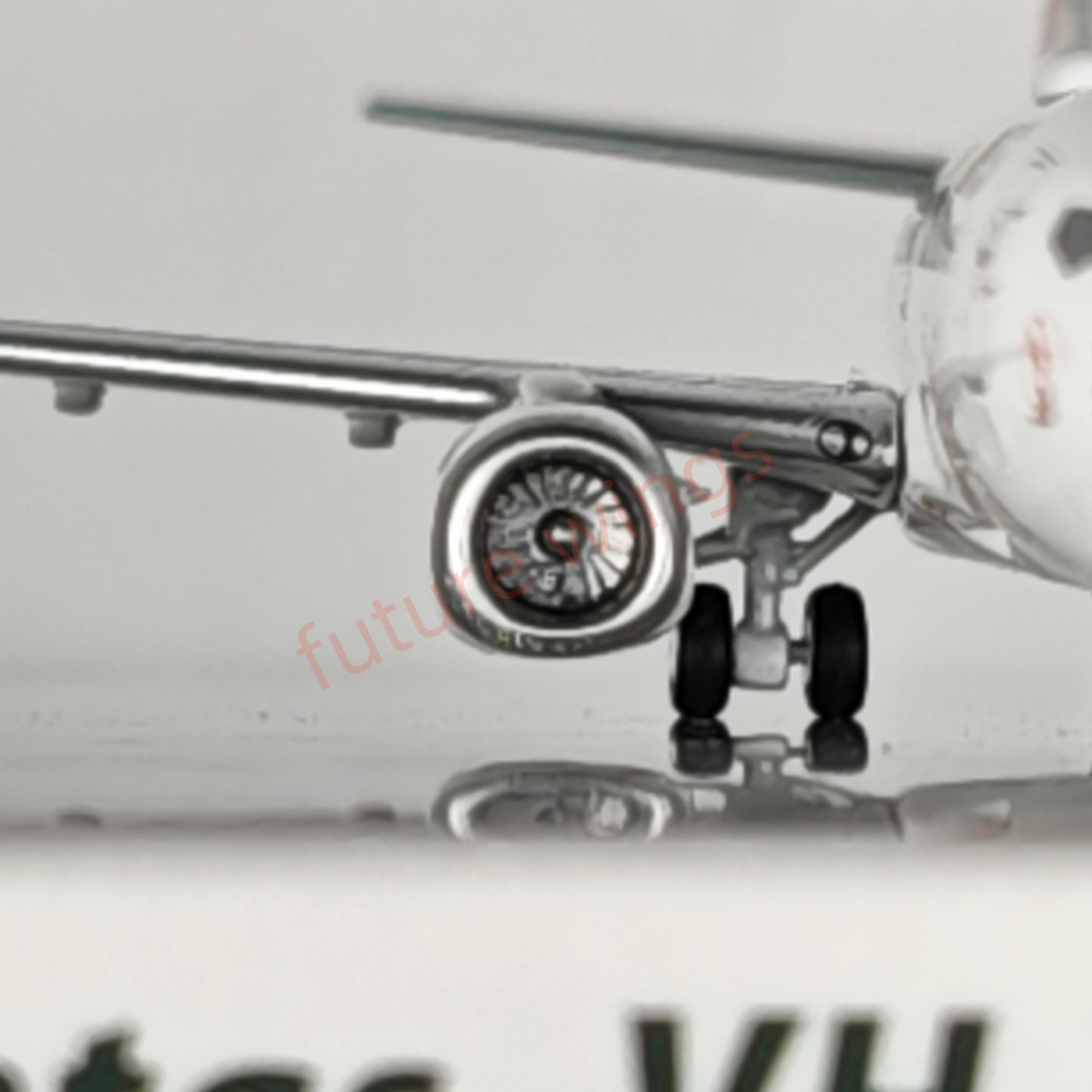 1:400 PandaModel Qantas Airways B737-800 VH-VZX Aircraft Model+Free Tractor