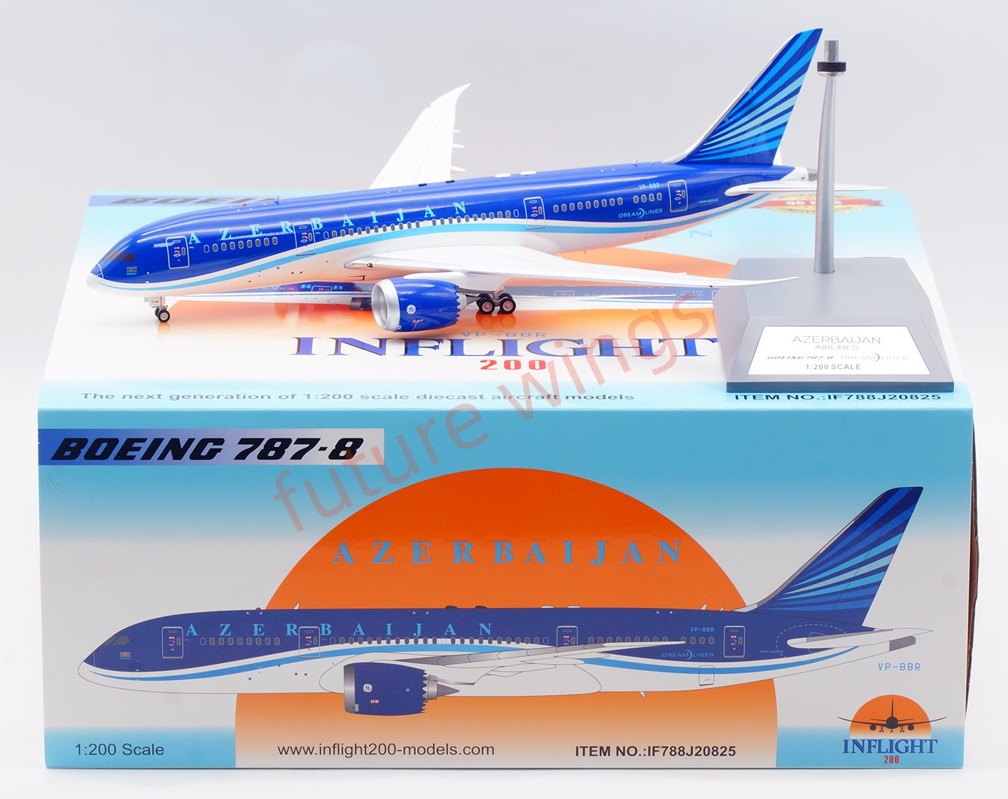 1:200 InFlight200 Azerbaijan Airlines B787-8 VP-BBR Diecast Aircraft Model