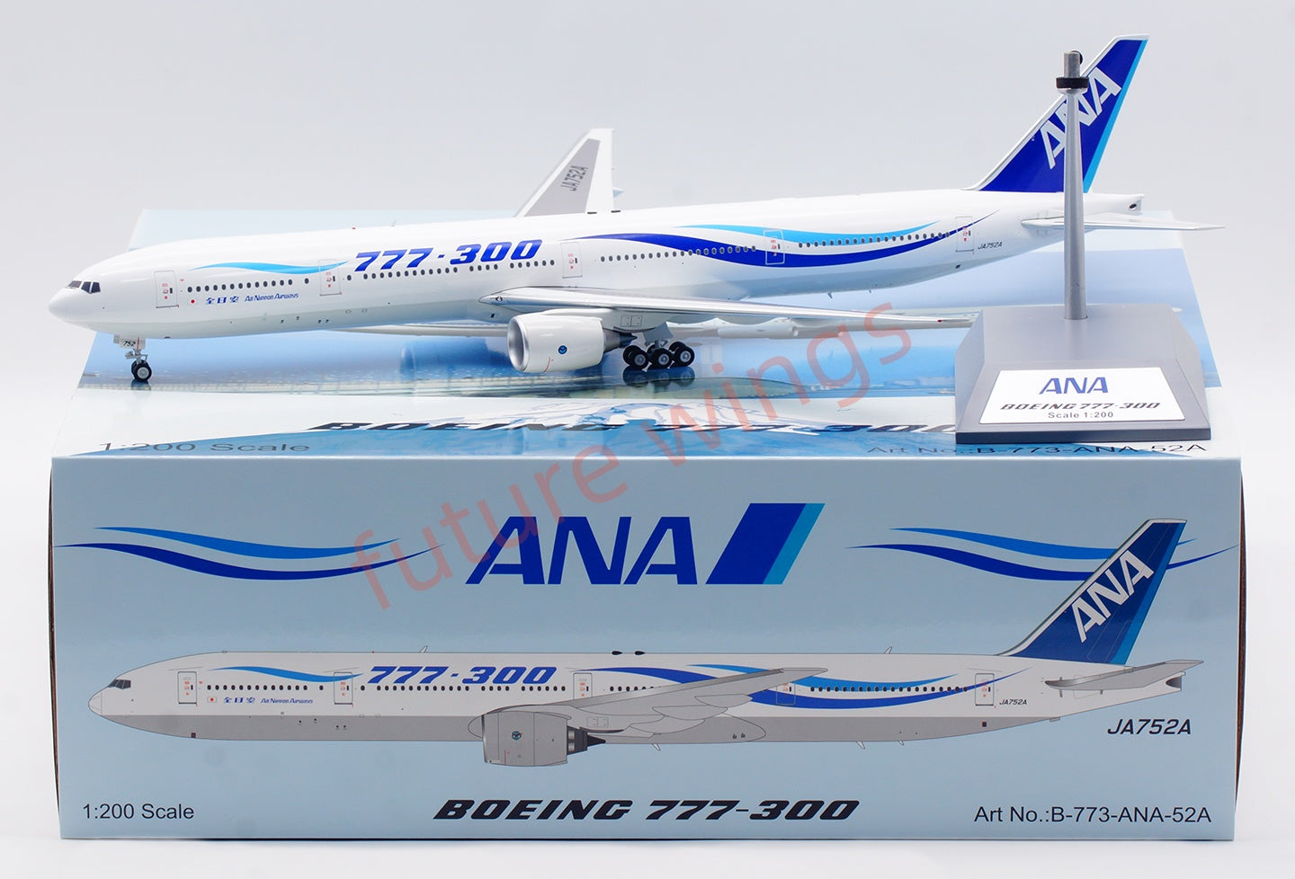 1:200 B-Models ANA B777-300 JA752A Diecast Aircraft Model