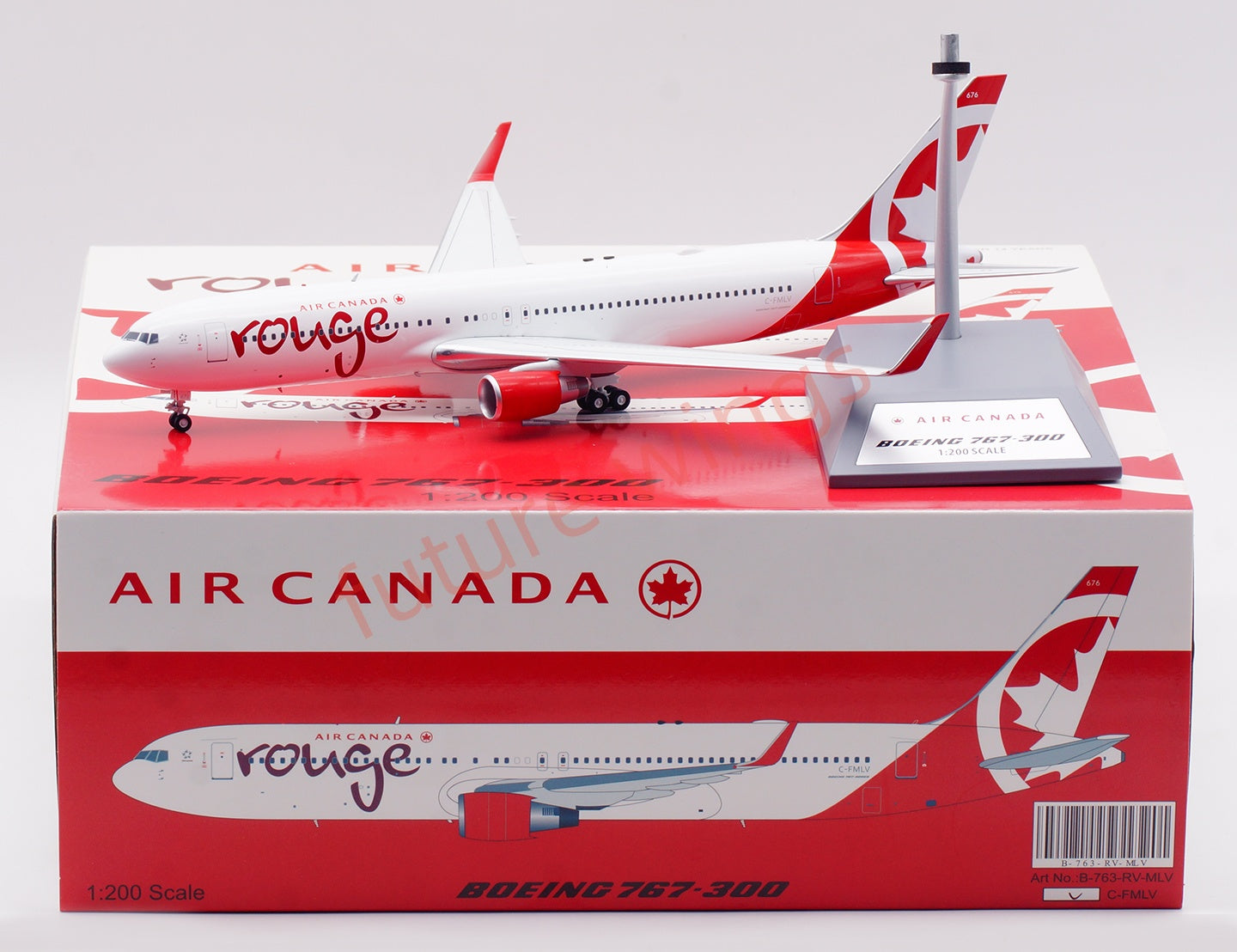 1:200 B-Models Air Canada B767-300 C-FMLV Diecast Aircraft Model