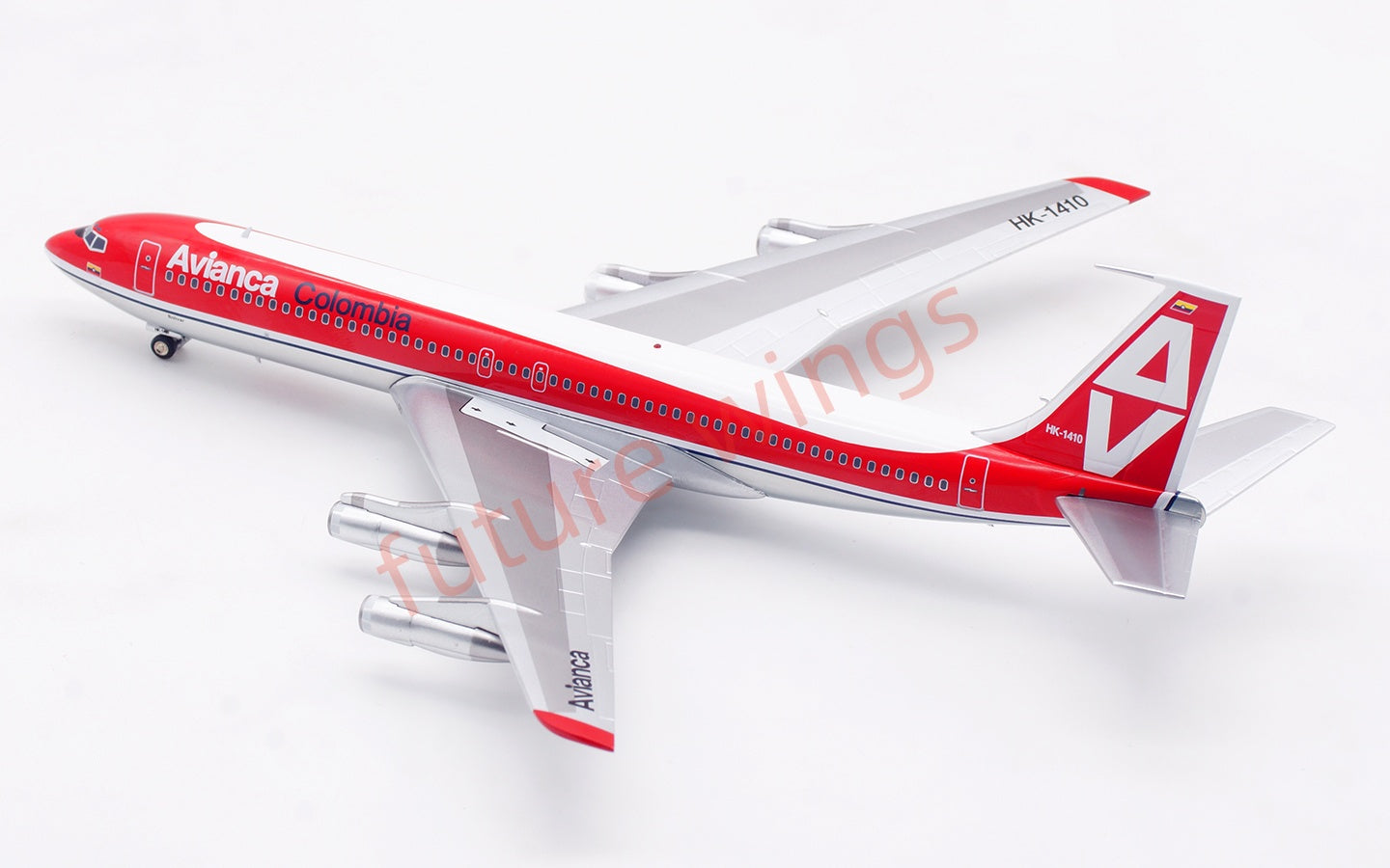 1:200 InFlight200 Avianca Colombia B707-300 HK-1410 Diecast Aircraft Model