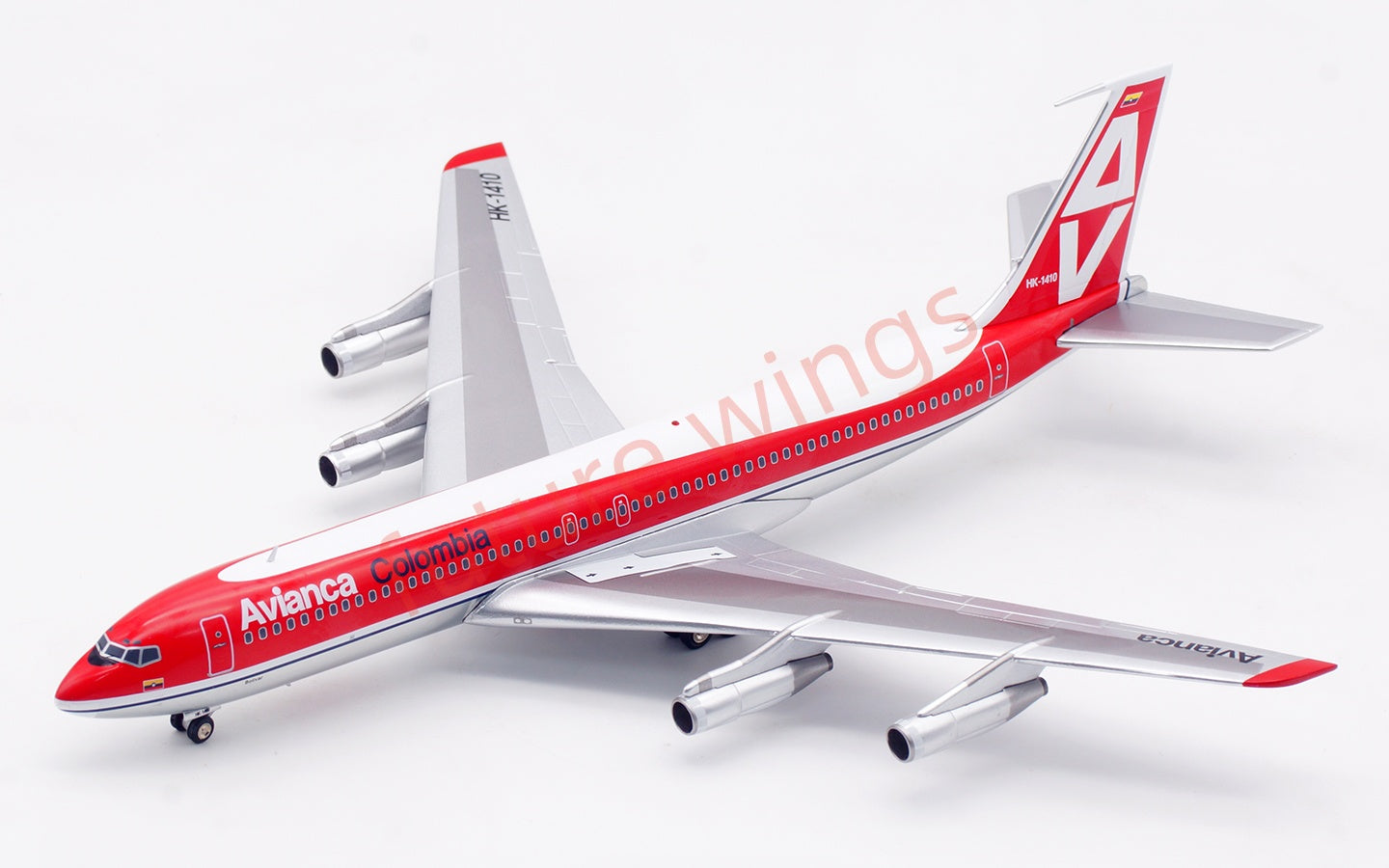 1:200 InFlight200 Avianca Colombia B707-300 HK-1410 Diecast Aircraft Model