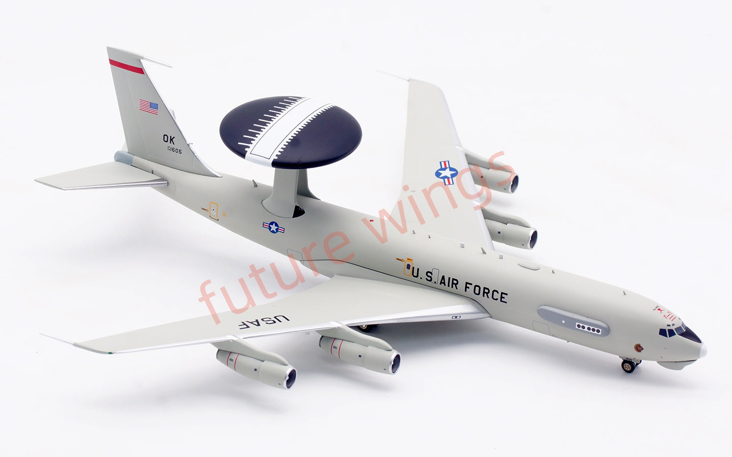 1:200 InFlight200 USAF E-3B 76-1605 Diecast Aircraft Model