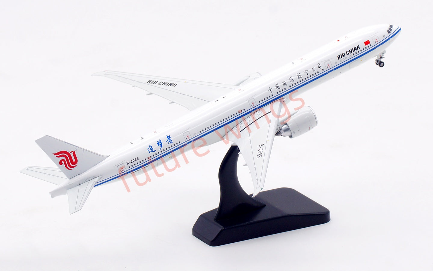 1:400 Aviation400 Air China B777-300ER B-2085 Aircraft Model Free Tractor+Stand