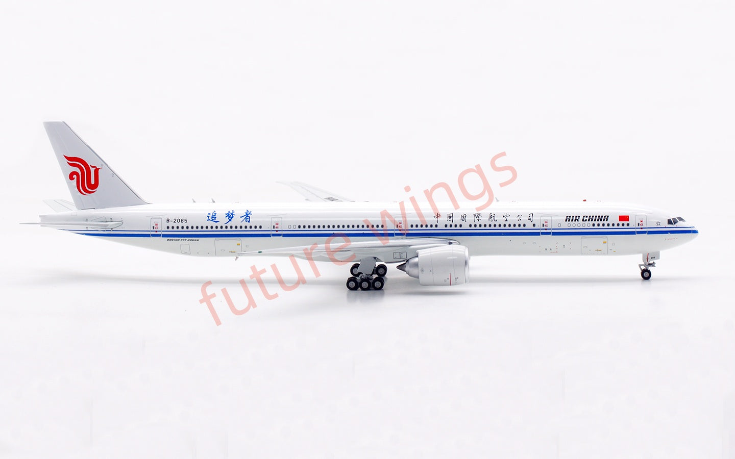 1:400 Aviation400 Air China B777-300ER B-2085 Aircraft Model Free Tractor+Stand