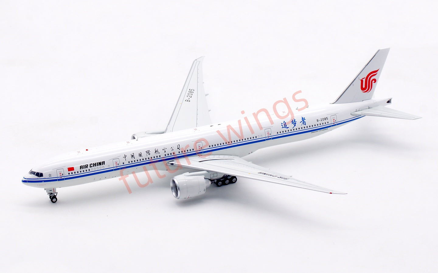 1:400 Aviation400 Air China B777-300ER B-2085 Aircraft Model Free Tractor+Stand