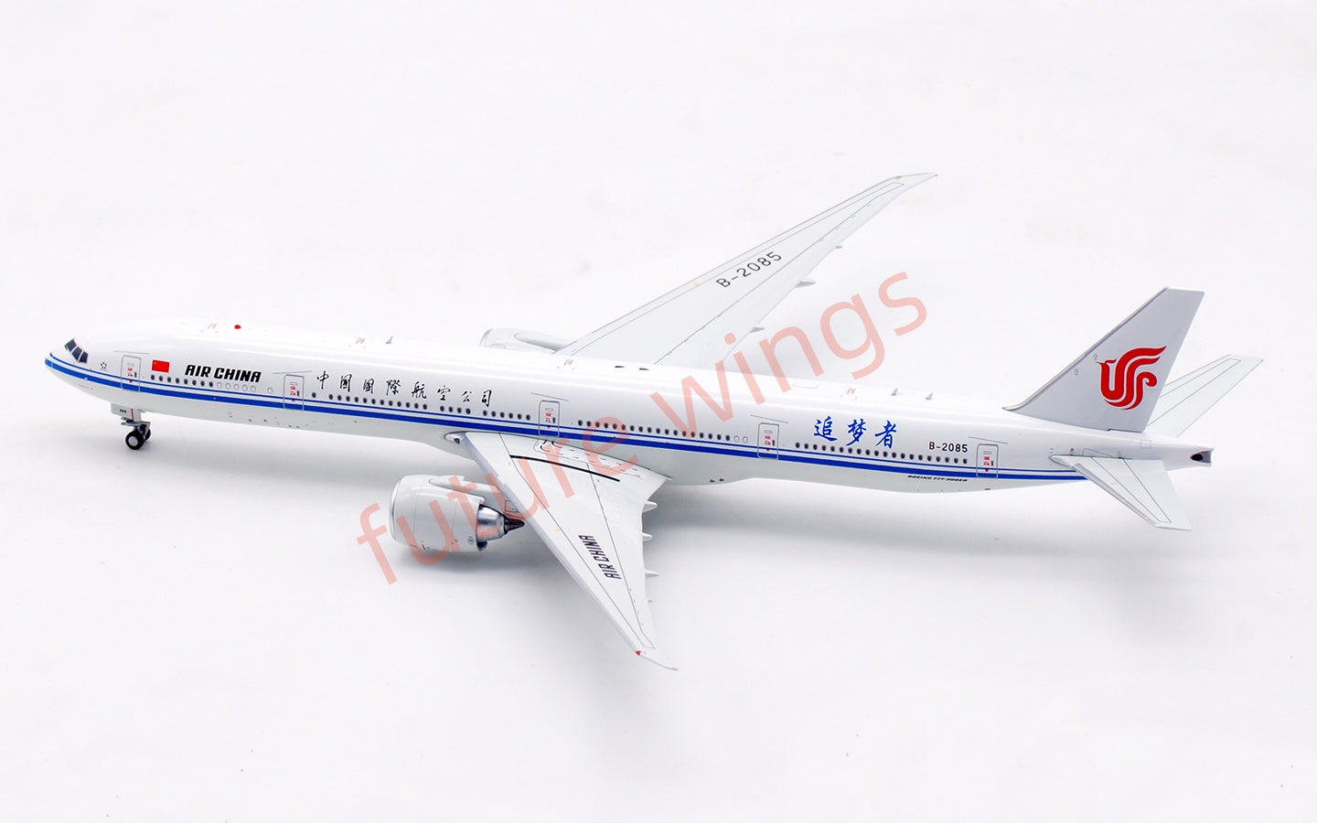 1:400 Aviation400 Air China B777-300ER B-2085 Aircraft Model Free Tractor+Stand