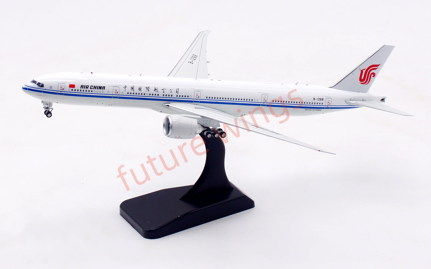 1:400 Aviation400 Air China B777-300ER B-1266 Aircraft Model Free Tractor+Stand