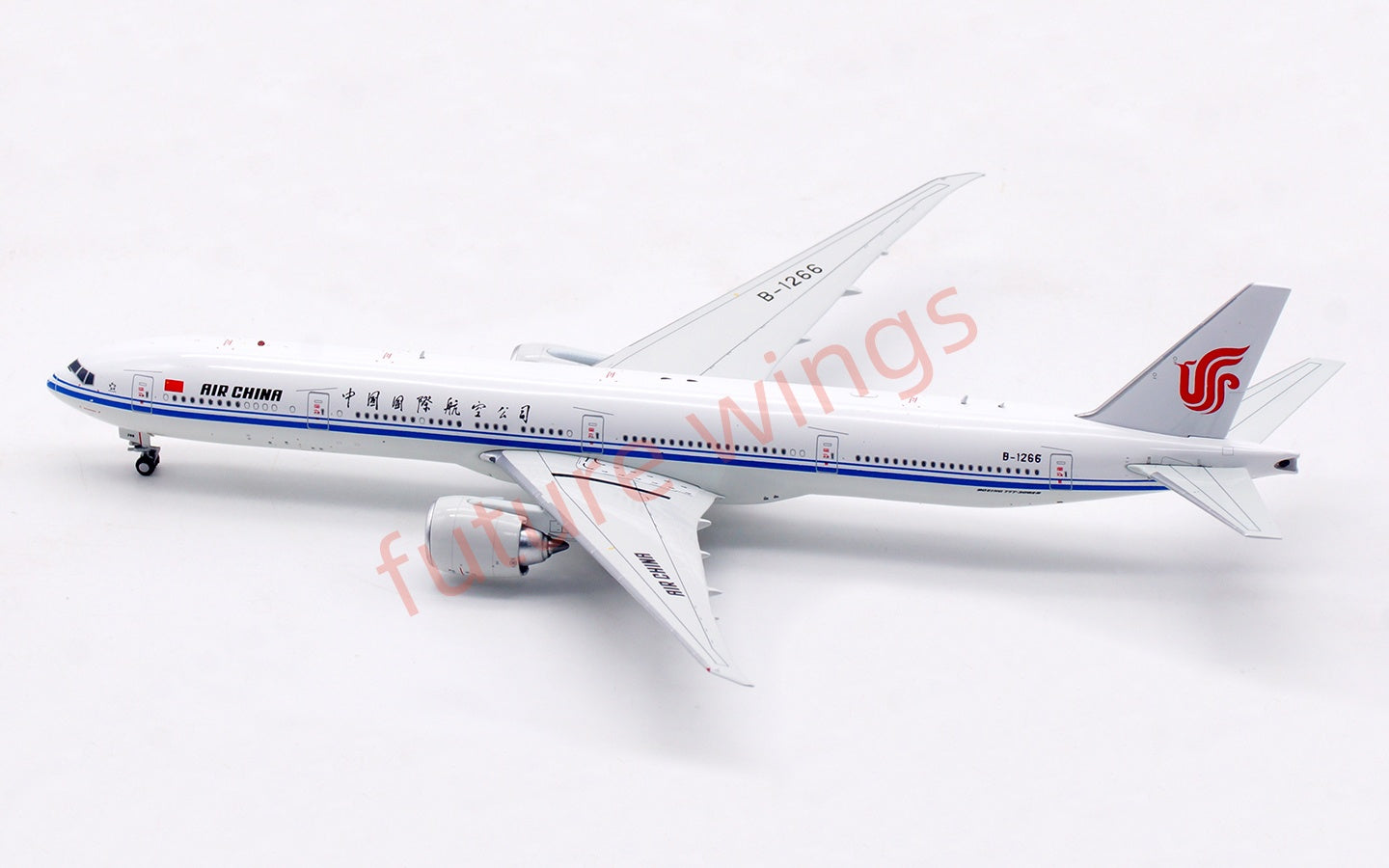 1:400 Aviation400 Air China B777-300ER B-1266 Aircraft Model Free Tractor+Stand