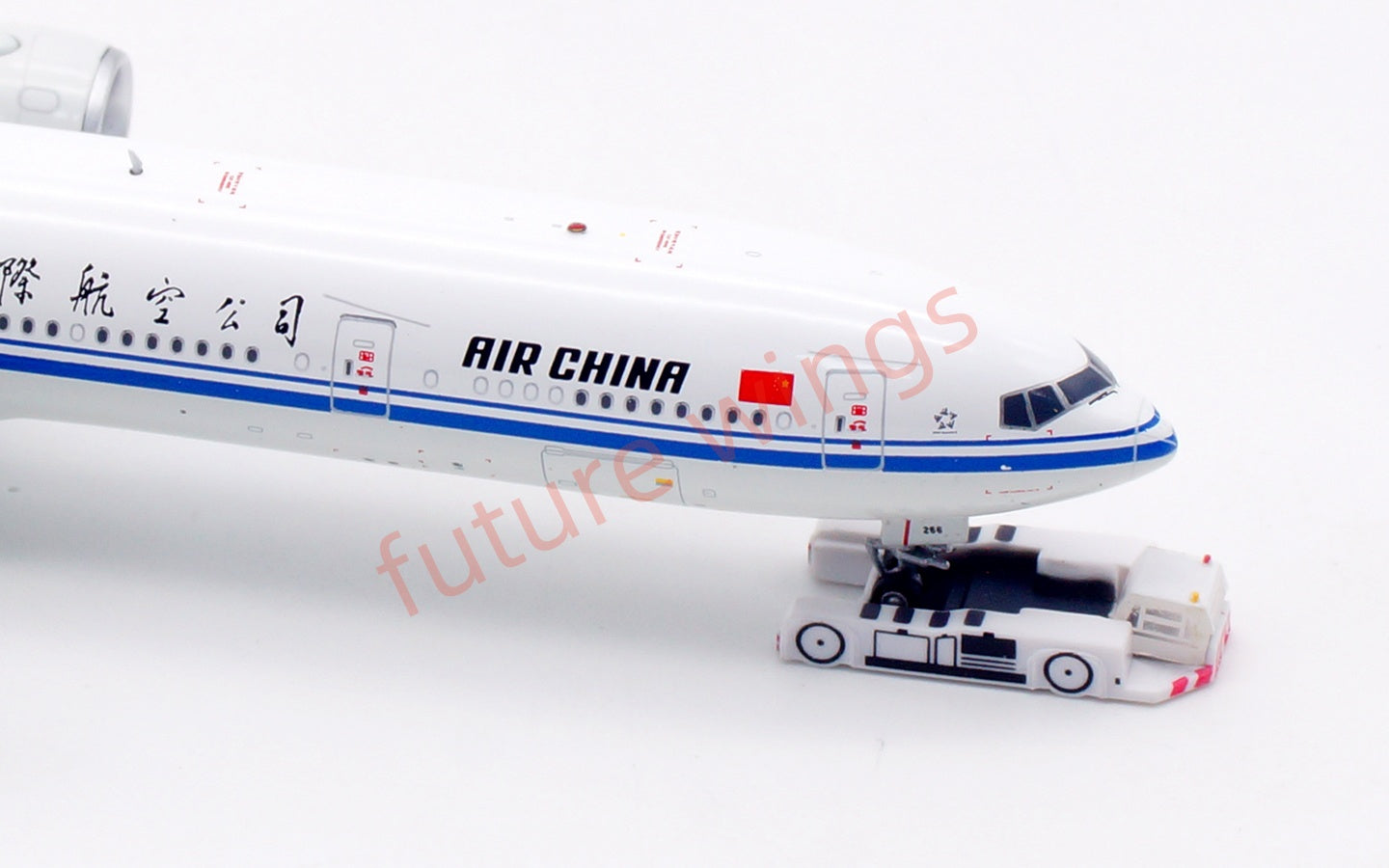 1:400 Aviation400 Air China B777-300ER B-1266 Aircraft Model Free Tractor+Stand