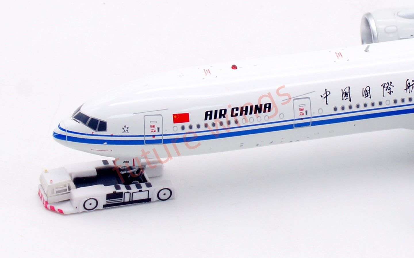 1:400 Aviation400 Air China B777-300ER B-1266 Aircraft Model Free Tractor+Stand