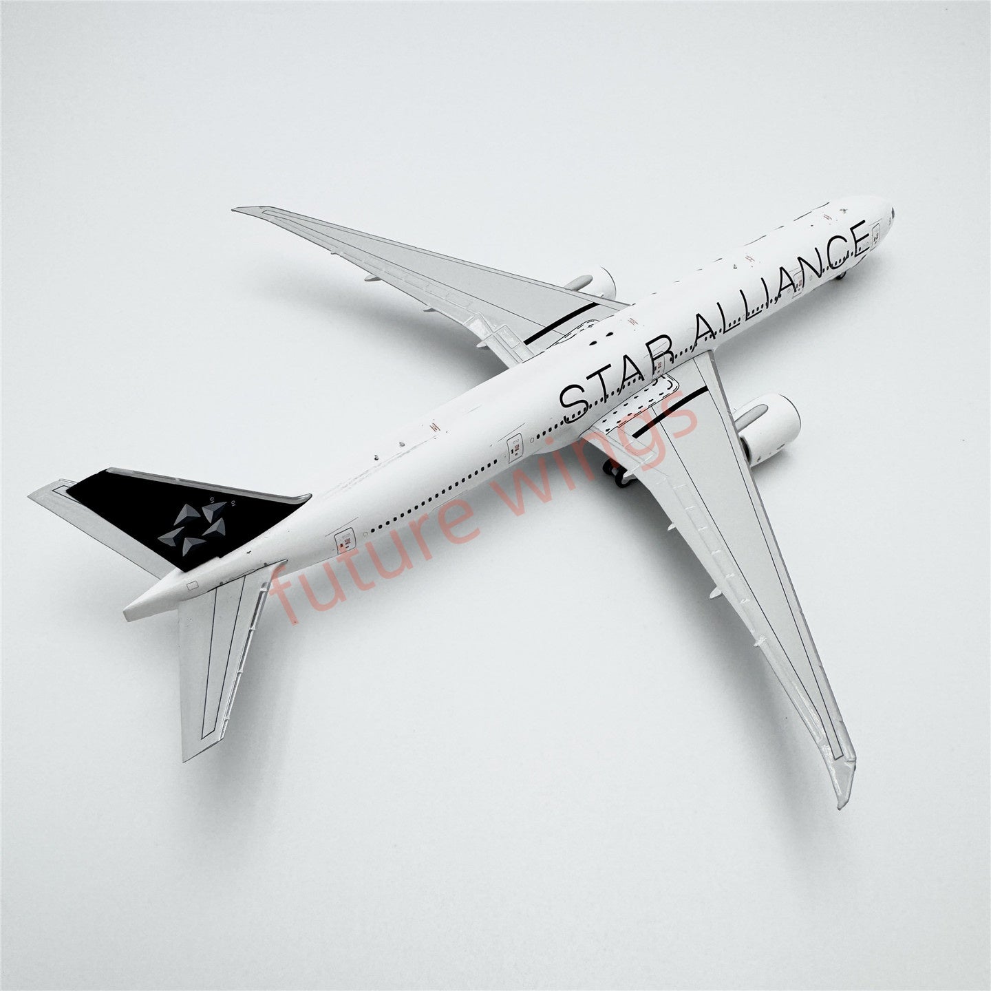 1:400 Geministar EVA Air B777-300ER B-16715 B-16701 "STAR ALLIANCE" Aircraft Model+Free Tractor