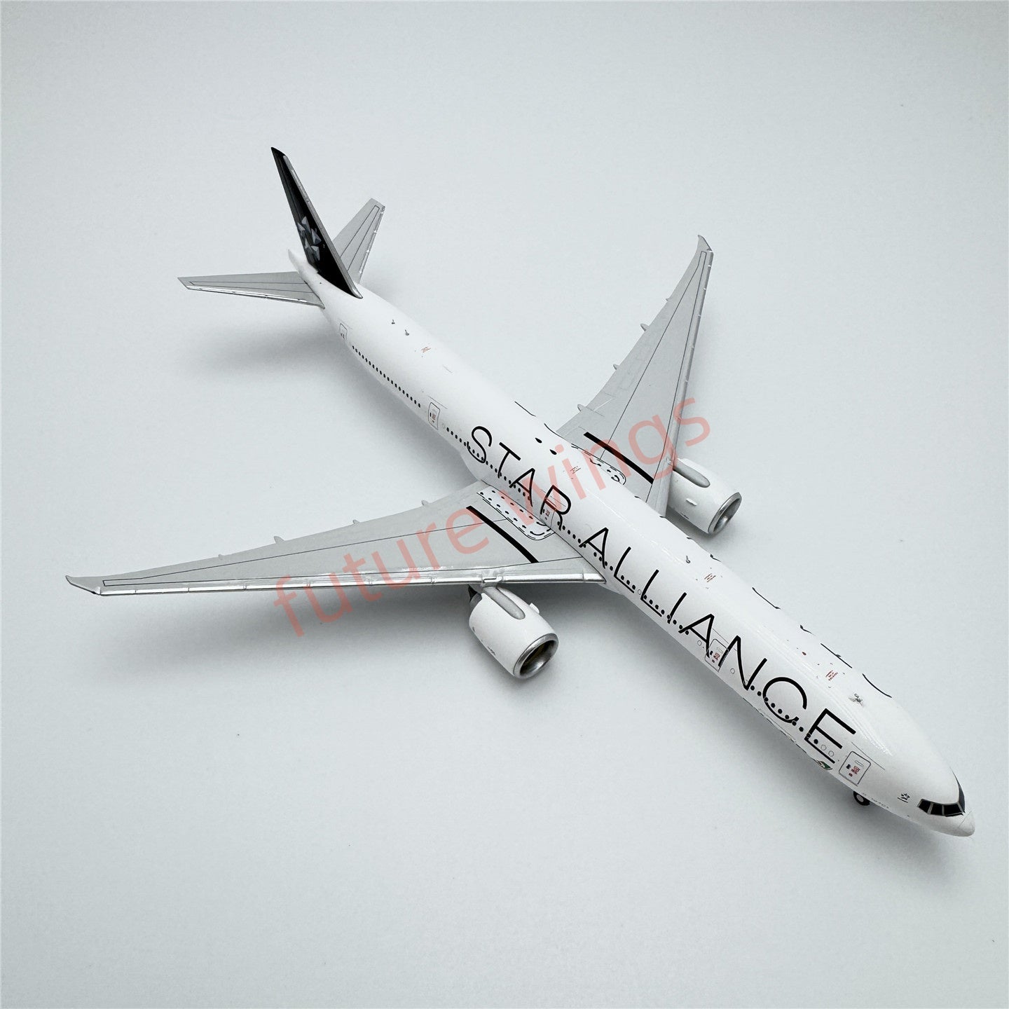 1:400 Geministar EVA Air B777-300ER B-16715 B-16701 "STAR ALLIANCE" Aircraft Model+Free Tractor
