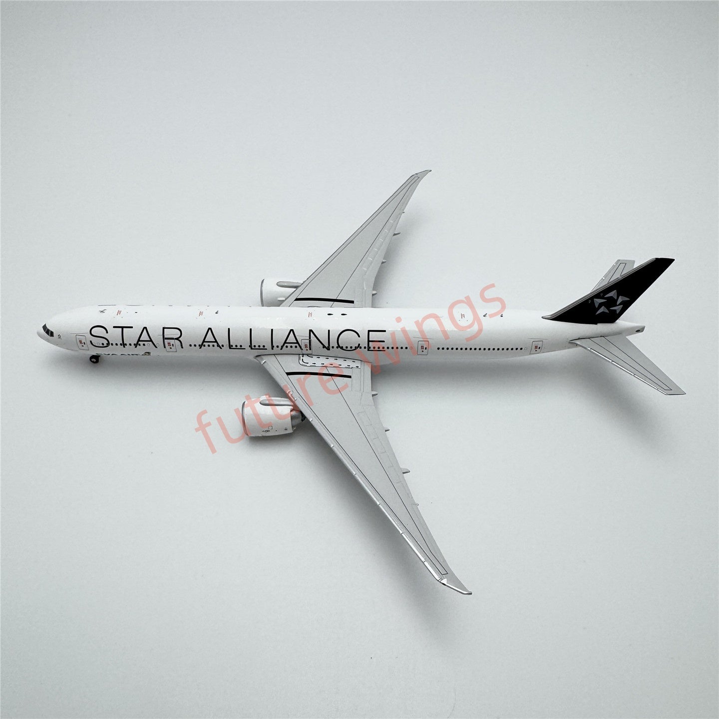 1:400 Geministar EVA Air B777-300ER B-16715 B-16701 "STAR ALLIANCE" Aircraft Model+Free Tractor